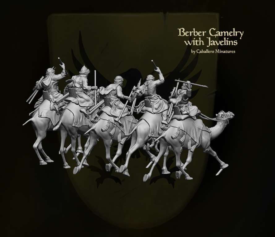 Caballería bereber en camello con jabalinas - Image 2